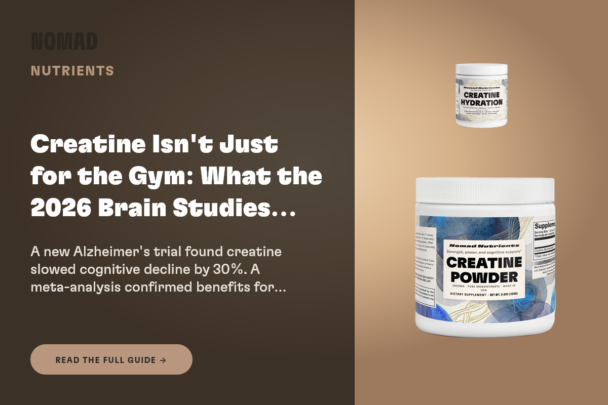 Creatine Isn't Just for the Gym: What the 2026 Brain Studies Actually Show